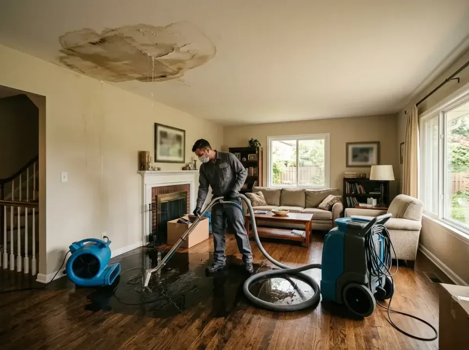 attic-pipe-burst-ceiling-drip-008 — frequently asked questions, Water Damage Restoration & Carpet Care in New Philadelphia,…